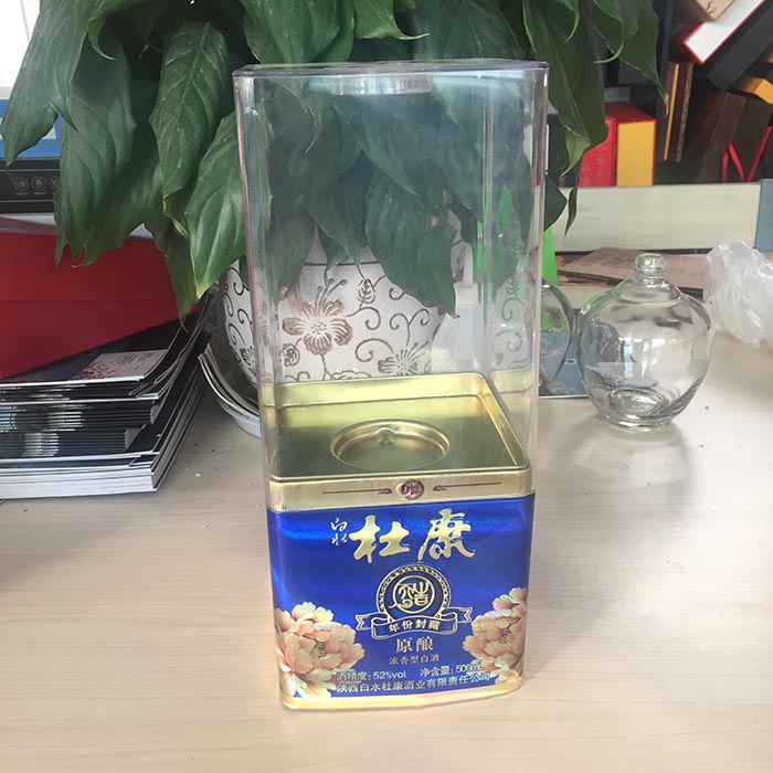 半(bàn)亞克力透(tòu)明鐵盒新