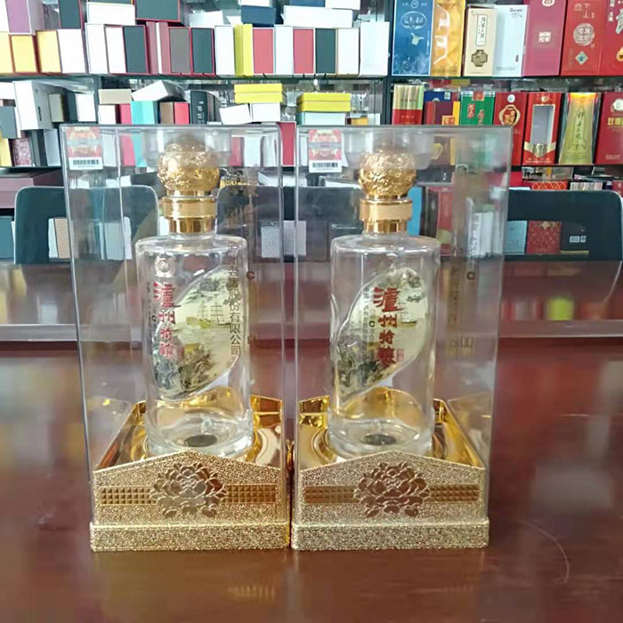 透明瓶(píng)子白(bái)酒包(bāo)裝盒(hé)廠家(jiā)供…